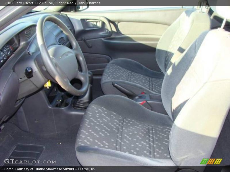 Bright Red / Dark Charcoal 2003 Ford Escort ZX2 Coupe