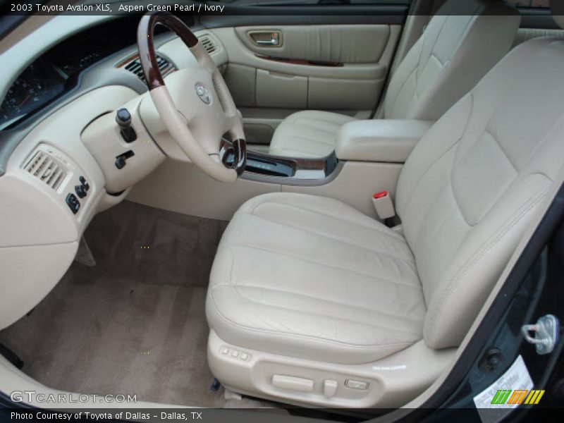 Aspen Green Pearl / Ivory 2003 Toyota Avalon XLS