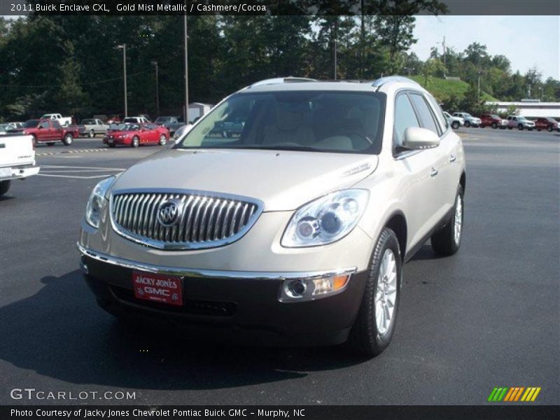Gold Mist Metallic / Cashmere/Cocoa 2011 Buick Enclave CXL