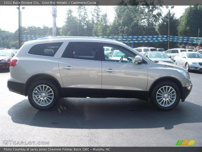 Gold Mist Metallic / Cashmere/Cocoa 2011 Buick Enclave CXL