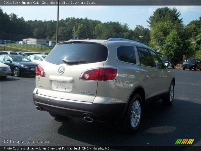 Gold Mist Metallic / Cashmere/Cocoa 2011 Buick Enclave CXL