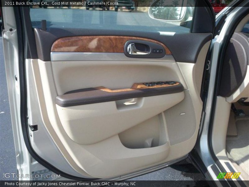 Gold Mist Metallic / Cashmere/Cocoa 2011 Buick Enclave CXL