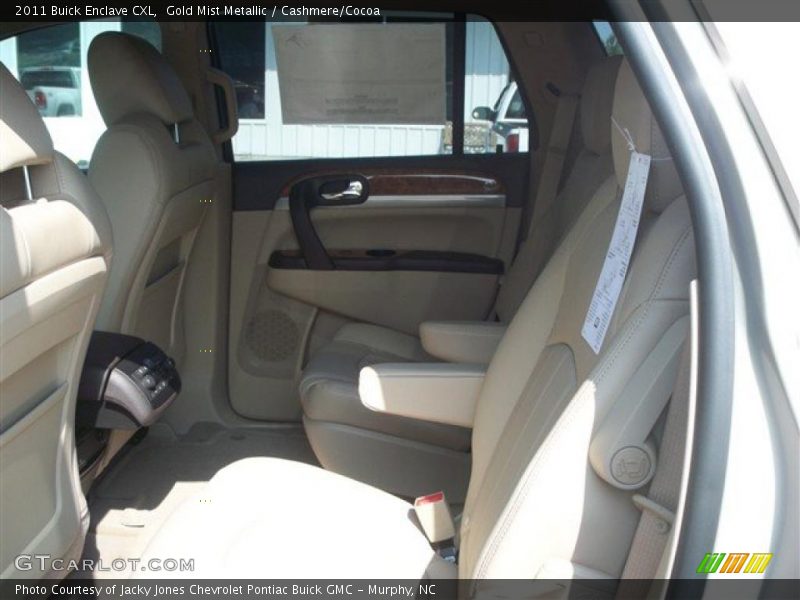 Gold Mist Metallic / Cashmere/Cocoa 2011 Buick Enclave CXL