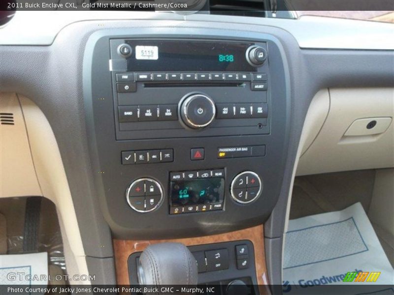Gold Mist Metallic / Cashmere/Cocoa 2011 Buick Enclave CXL