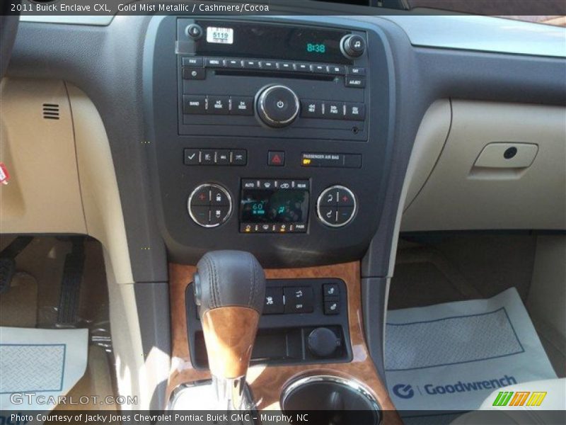 Gold Mist Metallic / Cashmere/Cocoa 2011 Buick Enclave CXL