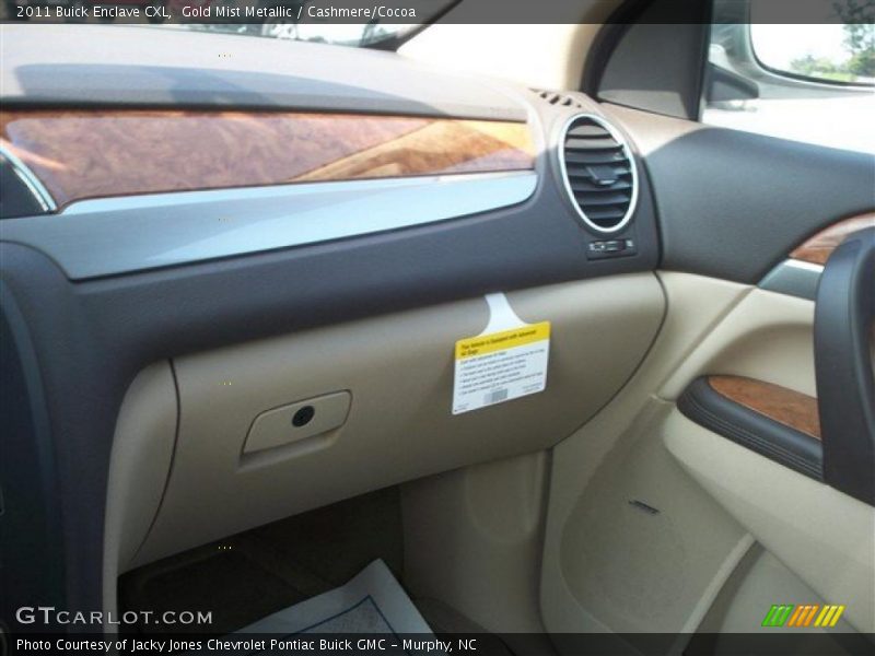 Gold Mist Metallic / Cashmere/Cocoa 2011 Buick Enclave CXL