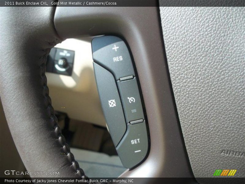 Gold Mist Metallic / Cashmere/Cocoa 2011 Buick Enclave CXL