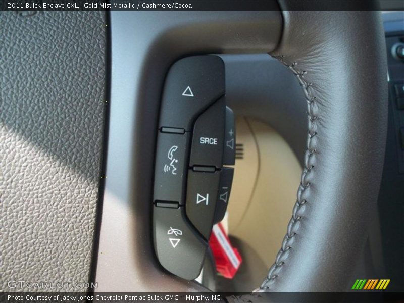 Gold Mist Metallic / Cashmere/Cocoa 2011 Buick Enclave CXL