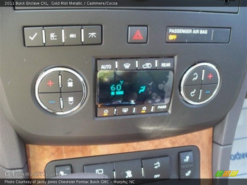 Gold Mist Metallic / Cashmere/Cocoa 2011 Buick Enclave CXL