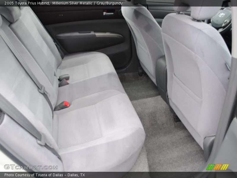Millenium Silver Metallic / Gray/Burgundy 2005 Toyota Prius Hybrid
