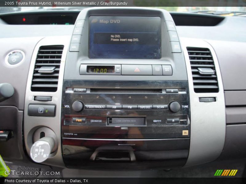 Millenium Silver Metallic / Gray/Burgundy 2005 Toyota Prius Hybrid