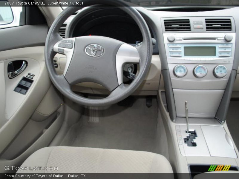 Super White / Bisque 2007 Toyota Camry LE