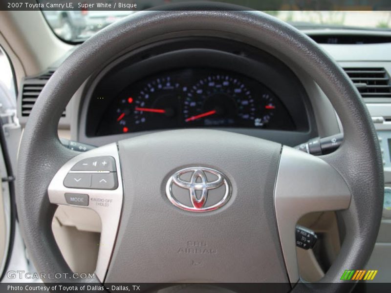 Super White / Bisque 2007 Toyota Camry LE