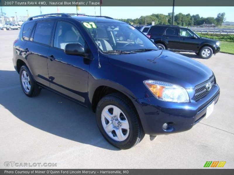 Nautical Blue Metallic / Taupe 2007 Toyota RAV4 4WD