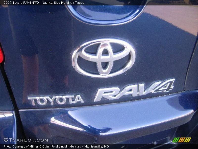 Nautical Blue Metallic / Taupe 2007 Toyota RAV4 4WD