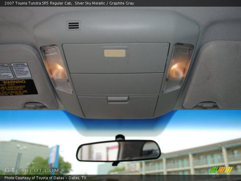 Silver Sky Metallic / Graphite Gray 2007 Toyota Tundra SR5 Regular Cab