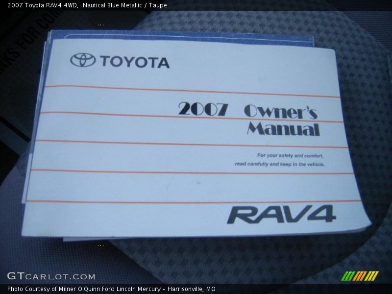 Nautical Blue Metallic / Taupe 2007 Toyota RAV4 4WD