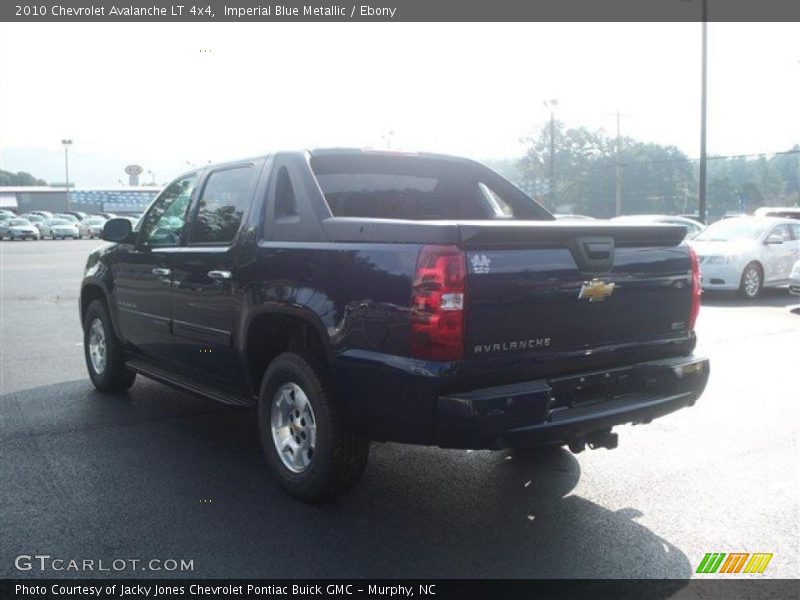 Imperial Blue Metallic / Ebony 2010 Chevrolet Avalanche LT 4x4