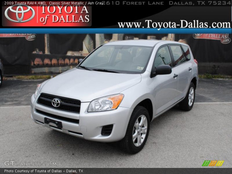 Classic Silver Metallic / Ash Gray 2009 Toyota RAV4 4WD