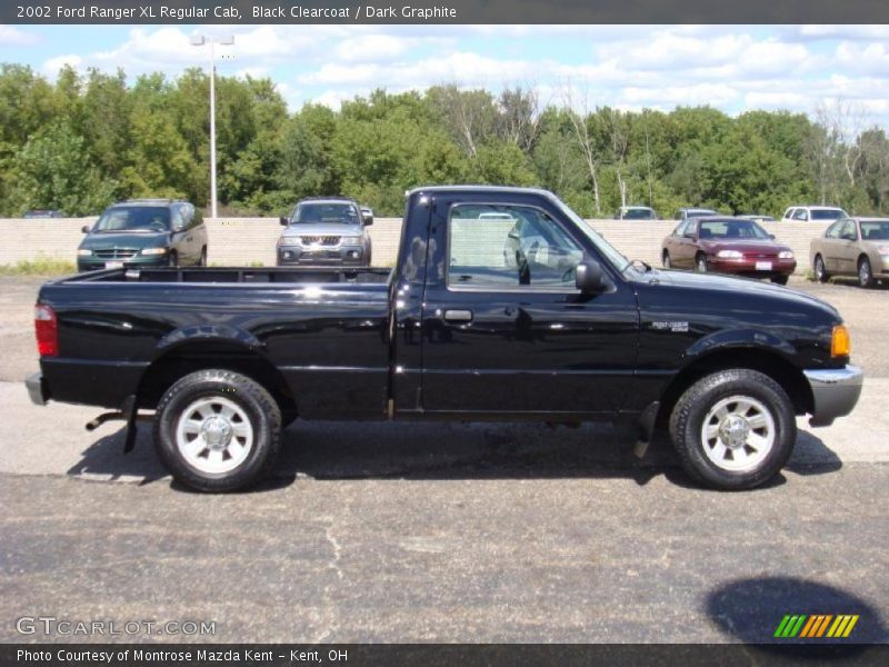 Black Clearcoat / Dark Graphite 2002 Ford Ranger XL Regular Cab