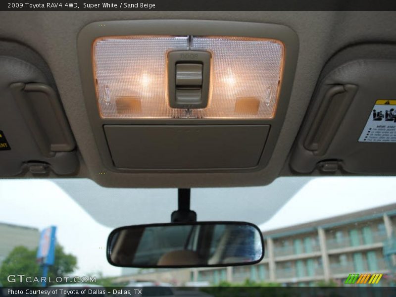 Super White / Sand Beige 2009 Toyota RAV4 4WD