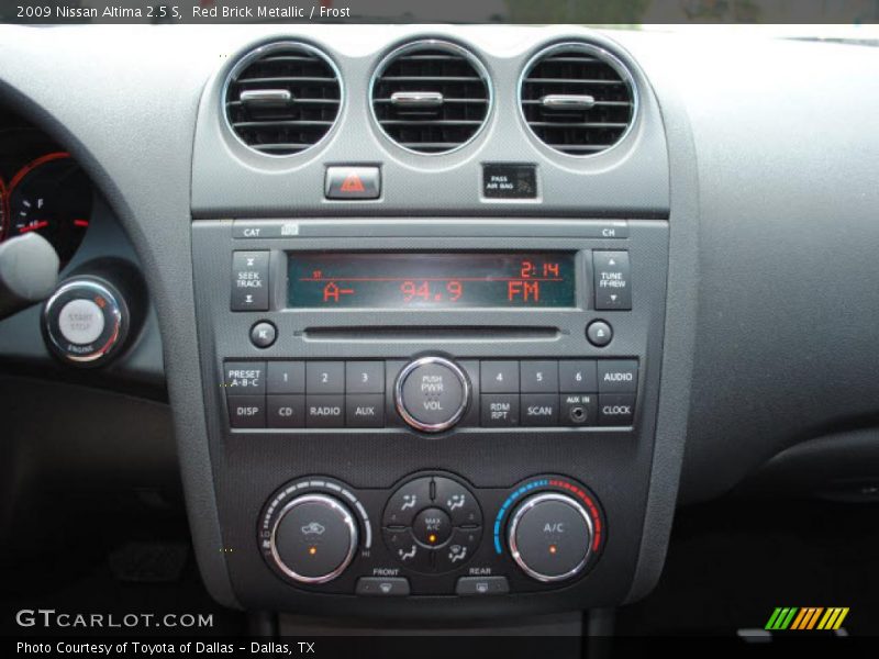Red Brick Metallic / Frost 2009 Nissan Altima 2.5 S