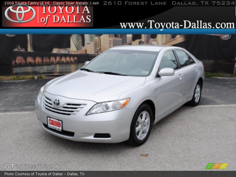 Classic Silver Metallic / Ash 2009 Toyota Camry LE V6