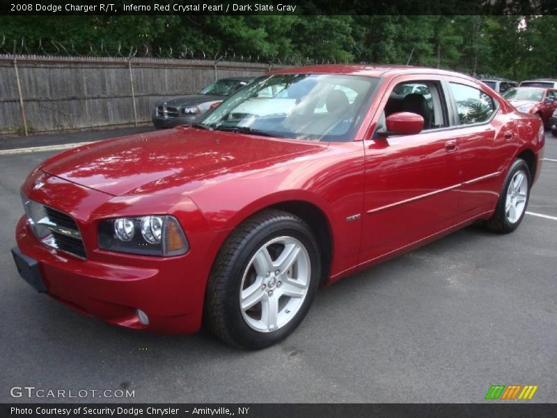 Inferno Red Crystal Pearl / Dark Slate Gray 2008 Dodge Charger R/T