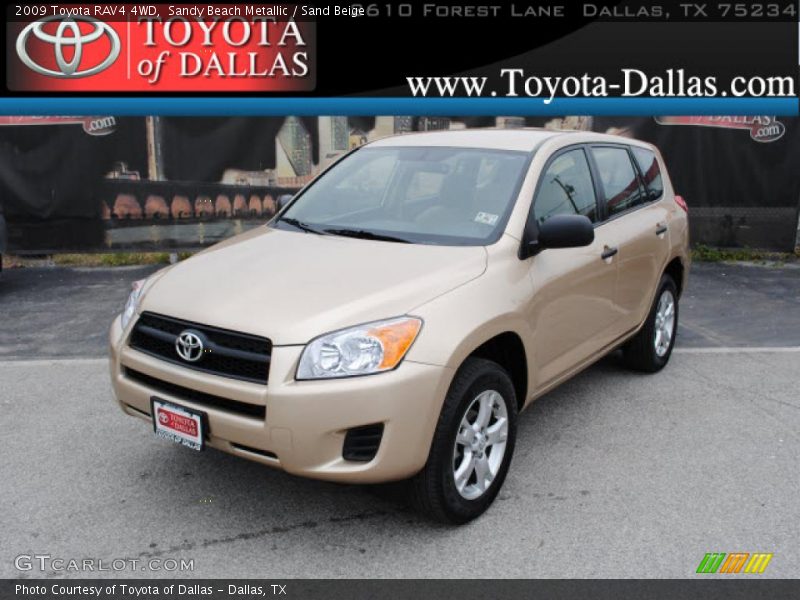 Sandy Beach Metallic / Sand Beige 2009 Toyota RAV4 4WD