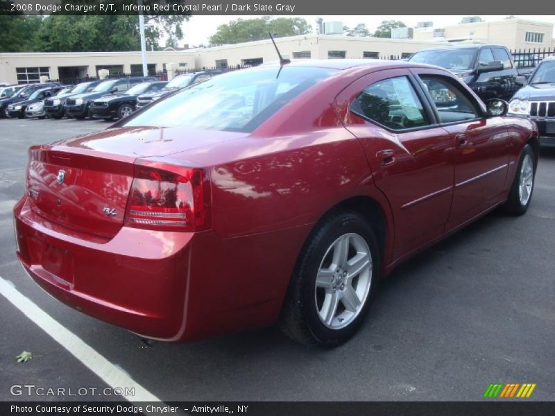 Inferno Red Crystal Pearl / Dark Slate Gray 2008 Dodge Charger R/T