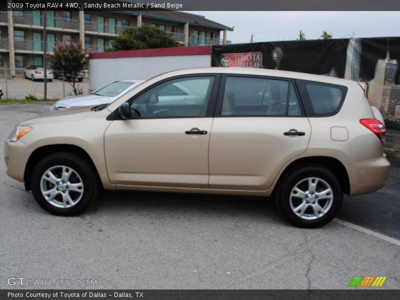 Sandy Beach Metallic / Sand Beige 2009 Toyota RAV4 4WD