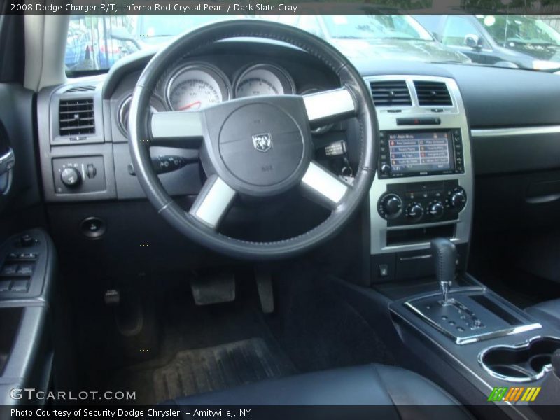 Inferno Red Crystal Pearl / Dark Slate Gray 2008 Dodge Charger R/T