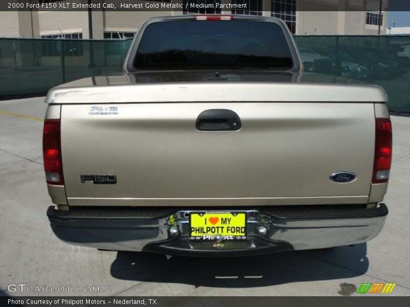 Harvest Gold Metallic / Medium Parchment 2000 Ford F150 XLT Extended Cab