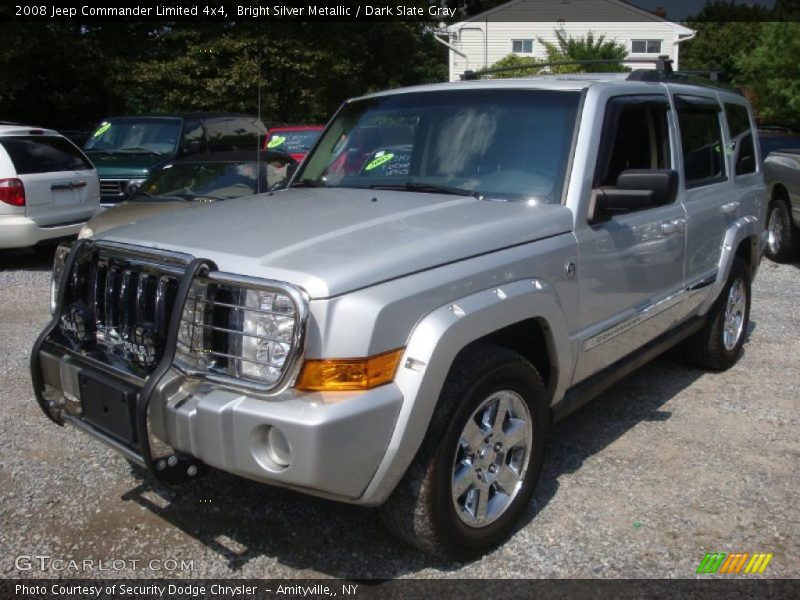 Bright Silver Metallic / Dark Slate Gray 2008 Jeep Commander Limited 4x4
