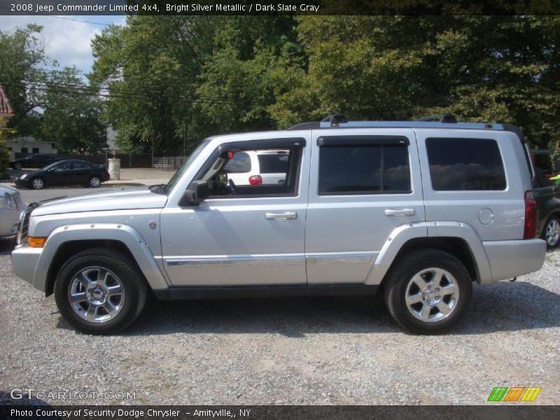 Bright Silver Metallic / Dark Slate Gray 2008 Jeep Commander Limited 4x4