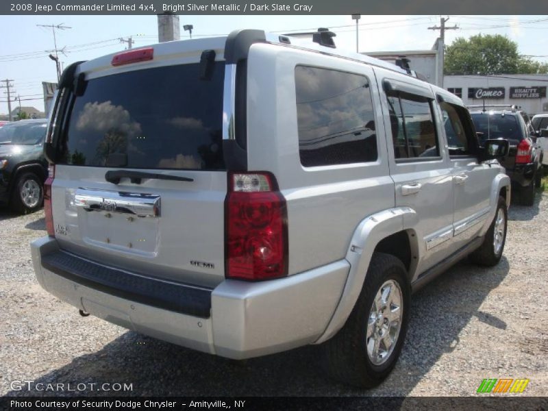 Bright Silver Metallic / Dark Slate Gray 2008 Jeep Commander Limited 4x4