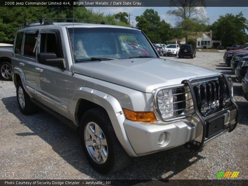 Bright Silver Metallic / Dark Slate Gray 2008 Jeep Commander Limited 4x4