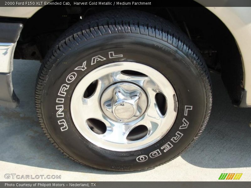Harvest Gold Metallic / Medium Parchment 2000 Ford F150 XLT Extended Cab