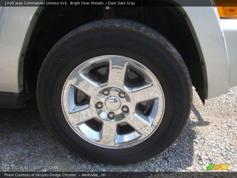 Bright Silver Metallic / Dark Slate Gray 2008 Jeep Commander Limited 4x4