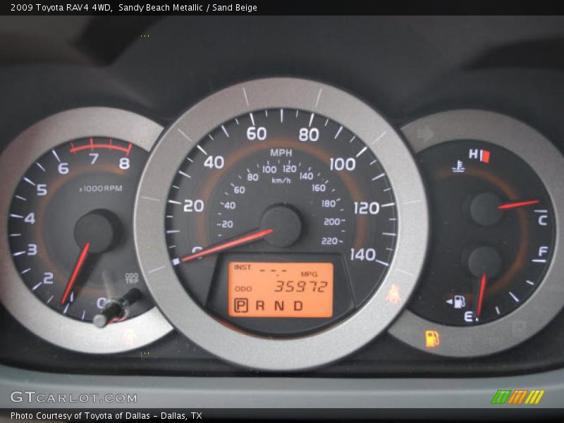 Sandy Beach Metallic / Sand Beige 2009 Toyota RAV4 4WD