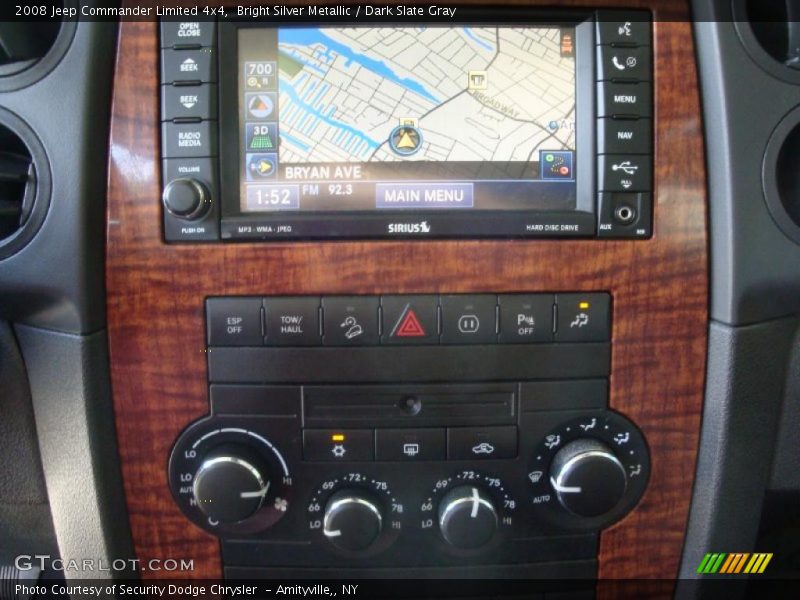 Bright Silver Metallic / Dark Slate Gray 2008 Jeep Commander Limited 4x4