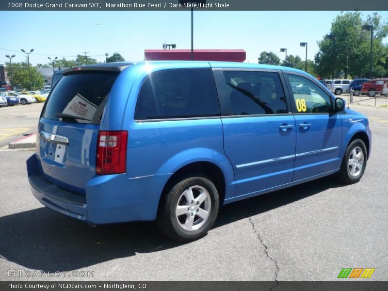 Marathon Blue Pearl / Dark Slate/Light Shale 2008 Dodge Grand Caravan SXT
