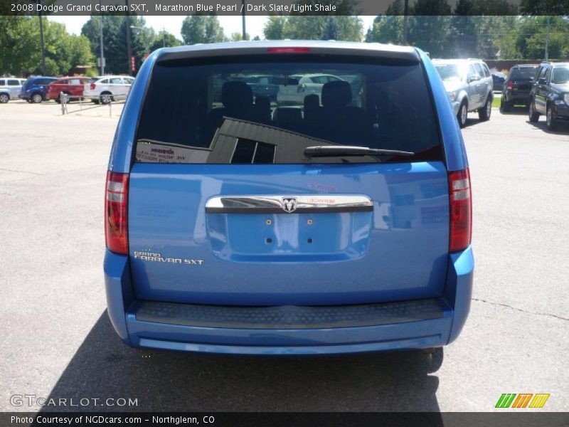 Marathon Blue Pearl / Dark Slate/Light Shale 2008 Dodge Grand Caravan SXT