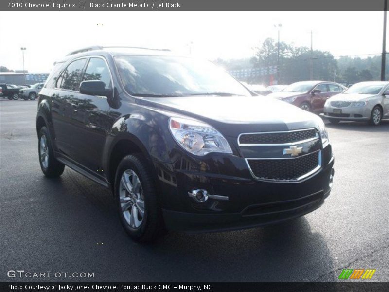 Black Granite Metallic / Jet Black 2010 Chevrolet Equinox LT