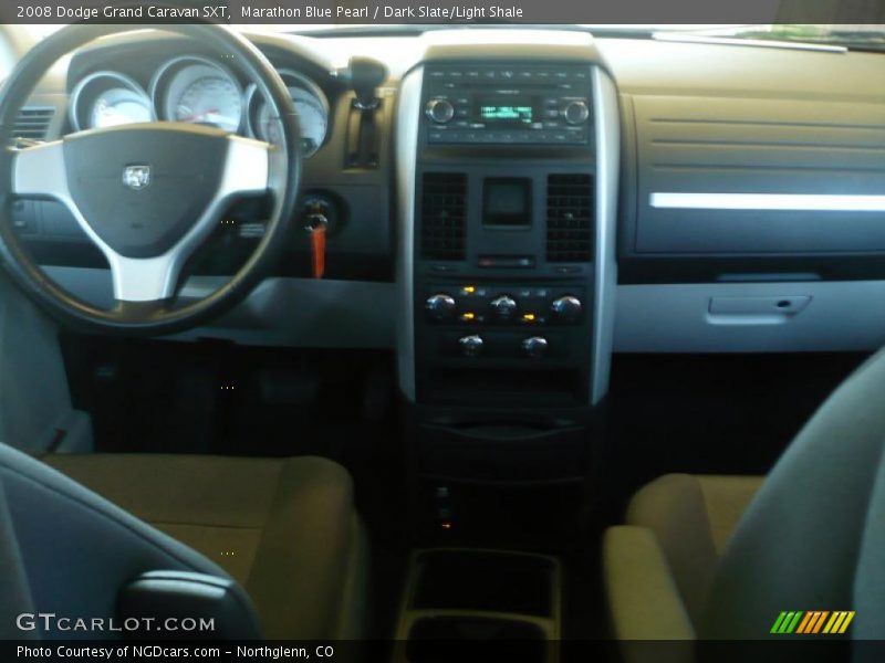 Marathon Blue Pearl / Dark Slate/Light Shale 2008 Dodge Grand Caravan SXT