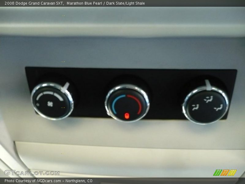 Marathon Blue Pearl / Dark Slate/Light Shale 2008 Dodge Grand Caravan SXT