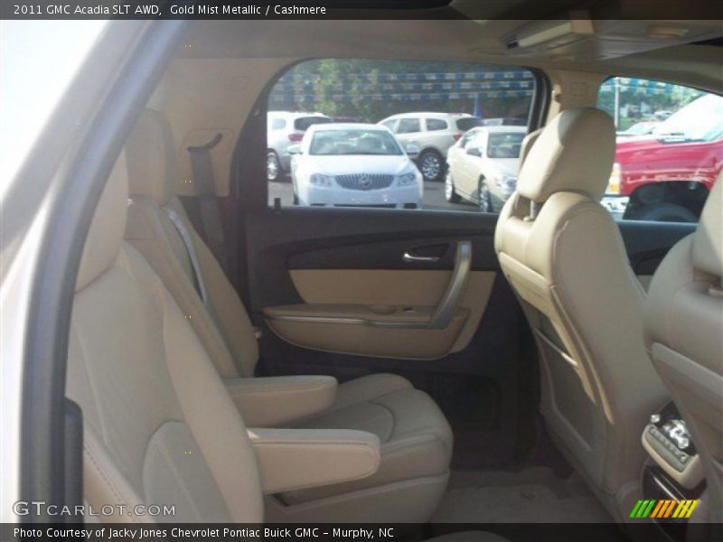 Gold Mist Metallic / Cashmere 2011 GMC Acadia SLT AWD