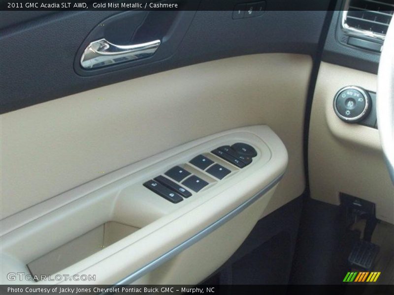 Gold Mist Metallic / Cashmere 2011 GMC Acadia SLT AWD