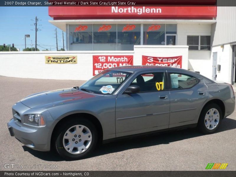 Silver Steel Metallic / Dark Slate Gray/Light Slate Gray 2007 Dodge Charger