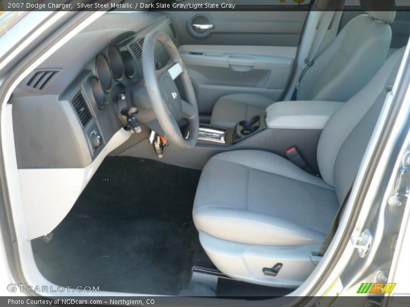 Silver Steel Metallic / Dark Slate Gray/Light Slate Gray 2007 Dodge Charger
